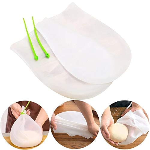 JUVIO Silicone Atta Kneading & Dough Mixing Bag – Non-Toxic, Easy to Use for Roti, Pizza & Bread