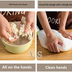 JUVIO Silicone Atta Kneading & Dough Mixing Bag – Non-Toxic, Easy to Use for Roti, Pizza & Bread