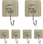 Premium Golden Hanger Hooks- Peel & Stick Adhesive .g
