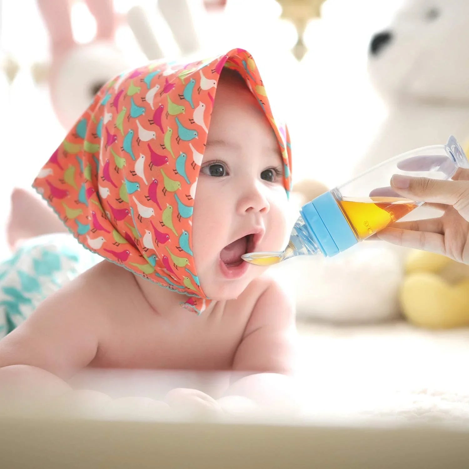Baby Feeder Bottle- Squeeze and Sip g.