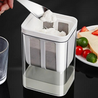 JUVIO Multifunctional Yogurt Strainer for Homemade Greek Yogurt | 1100ml Fine Mesh Curd Maker | BPA-Free Cheese & Whey Separator Container for Healthy Cooking