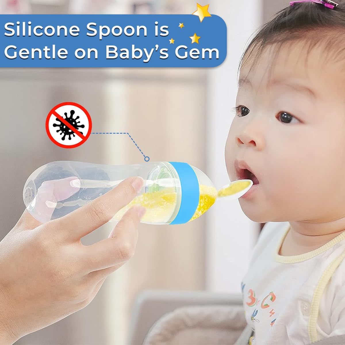 Baby Feeder Bottle- Squeeze and Sip g.