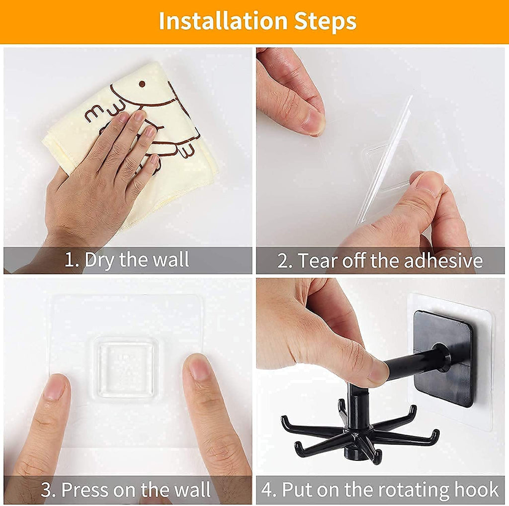 Rotating  360° Wall Hook- Heavy Duty