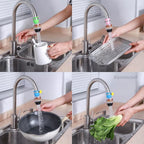 JUVIO Multi-Layer Activated Carbon Water Faucet Filter