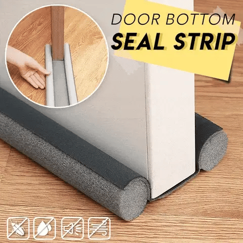 JUVIO PVC Door Guard Bottom Seal Strip – 39 Inch | Gap Filler for Doors, Noise Reduction, Dust-Proof, AC Cooling Enhancer